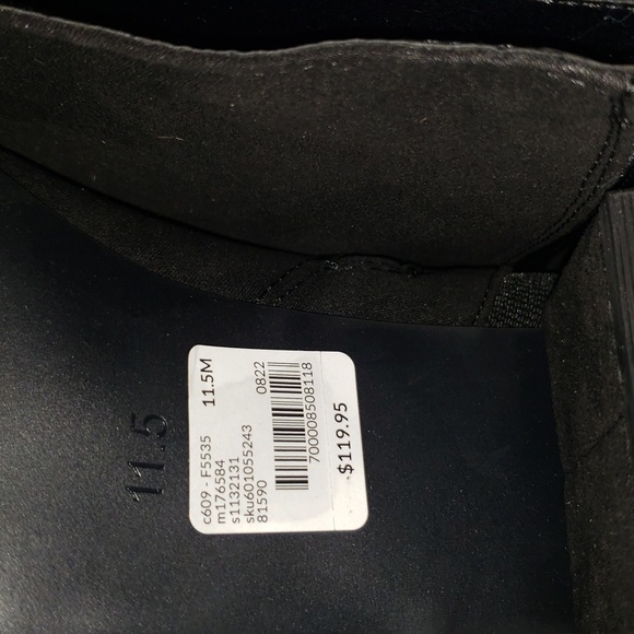 Lane Bryant black suede over calf boot - Picture 3 of 3